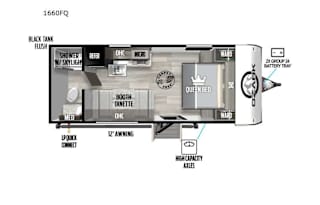 2024 Forest River RV Ozark 1660FQ