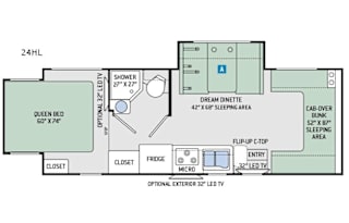 2017 Thor Motor Coach Chateau Sprinter 24HL