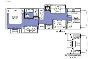 2016 Forest River RV Sunseeker 3170DS Ford