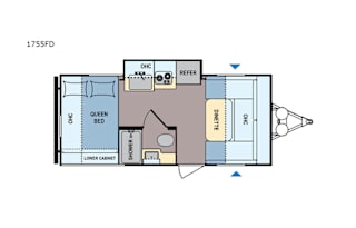 2018 Dutchmen RV Coleman Light LX 1755FD