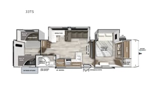 2025 Forest River Salem M-33TS Bunkhouse