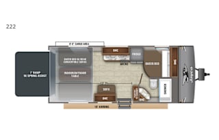 2019 Jayco Toy Hauler with patio -  Sleeps 6!