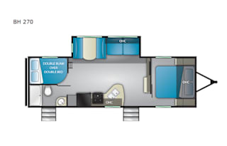 Home away from home Heartland Bh270 Travel Trailer