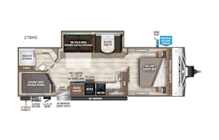 2019 Grand Design Transcend 27BHS