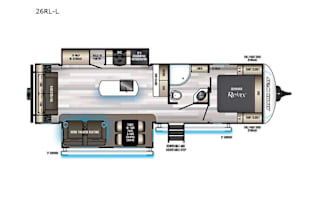 2021 ALPHA WOLF Spacious Living Room