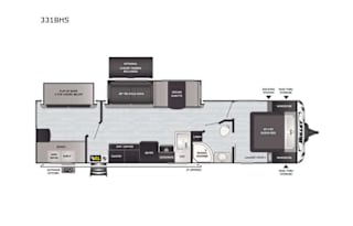 2021 Keystone RV Bullet 331BHS