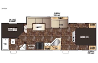 Forest River RV Cherokee Grey Wolf - Sleeps 9