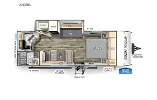 23 Cherokee Grey Wolf - Black Label Travel Trailer