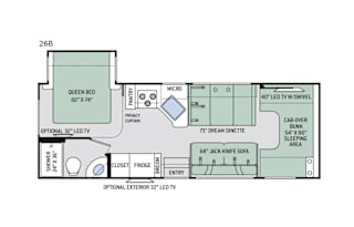 2018 Thor Motor Coach Chateau 26B