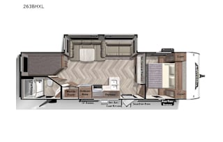 2023 Forest River RV Wildwood X-Lite 263BHXL