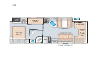 2022 Thor Motor Coach Chateau 31E