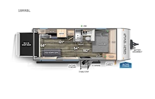 2023 Forest River RV Cherokee Grey Wolf 18RRBL