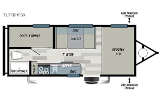 2020 Forest River RV Wildwood X-Lite 177BHFSX