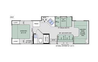 2017 Thor Motor Coach Four Winds 28Z