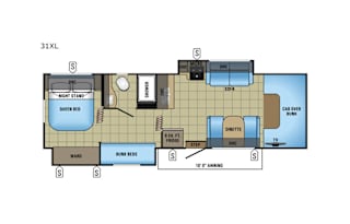 2017 Jayco Redhawk 31XL Sleeps 10