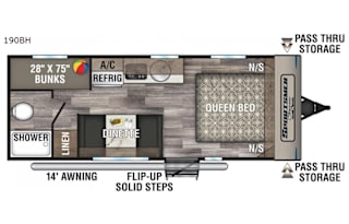 2020 KZ Sportsmen Classic 190BH- “Cherry”