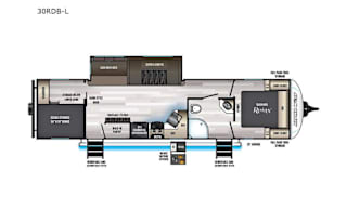 2021 Forest River RV Cherokee Alpha Wolf 30RDB-L