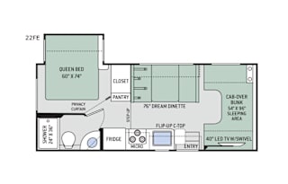 2017 Thor Motor Coach Freedom Elite 22FE