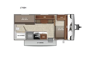 Easy to tow and light 2022 Jayco 174BH Unit 08