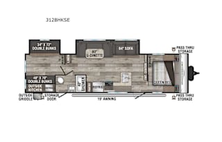Like New 35' RV Travel Trailer