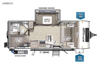 Easy to tow Family Bunkhouse