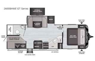 2021 KEYSTONE WITH BUNKHOUSE