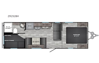 2020 CrossRoads RV Zinger Lite ZR252BH