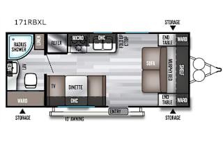 2020 Forest River RV Salem Cruise Lite 171RBXL
