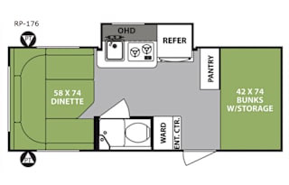 2018 Forest River RV R Pod RP-176