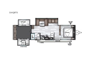 2019 Forest River RV Salem 31KQBTS