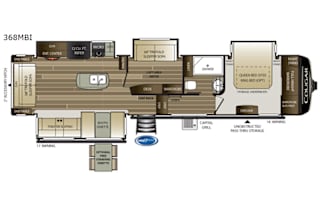 2020 Keystone RV Cougar 368MBI 5th Wheel Sleeps 10