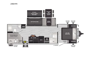 2022 Keystone RV Premier Ultra Lite 29BHPR