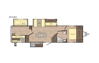 2018 CrossRoads RV Zinger ZR33BH