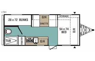 Fireside RV's 2017 Coachmen Viking 17BH - LMI1462