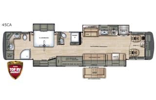 Bershire XLT 45CA Bunks 2 Full Baths
