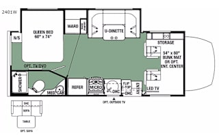 2017 Forest River RV Forester MBS 2401W