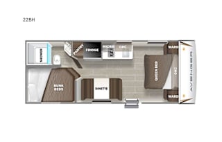 2022 Prime Time RV Avenger LT 22 Bunk House!