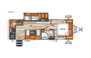 2019 Forest River RV Vibe Extreme Lite 258RKS