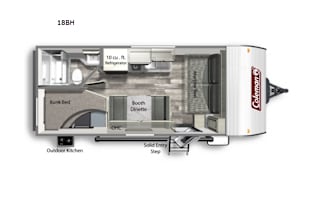 2022 Dutchmen RV Coleman Lantern LT Series 18BH