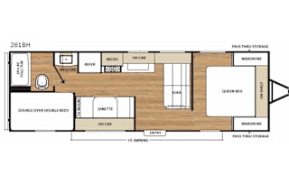 2017 Coachmen RV Catalina SBX 261BH