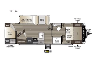 2020 Outback RV with 2 Bedroom Bunkhouse