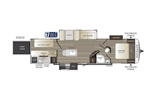 Clean & stocked! 2018 Keystone RV Outback 335CG