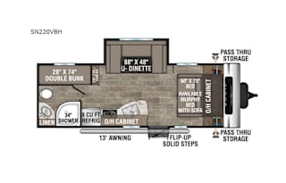 2021 Venture RV Sonic SN220VBH