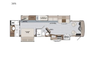 Holiday Rambler Luxury Coach /2 Full Baths & Bunks