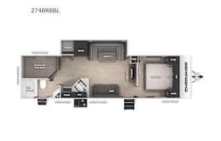 2022 Forest River RV Cherokee Black Label 274BRBBL