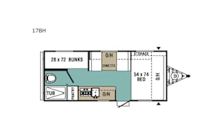 2019 Forest River Viking 17BH