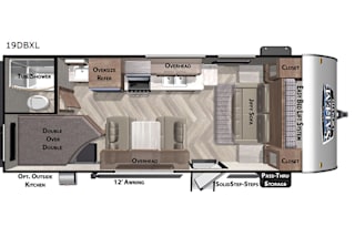 2020 Forest River RV Salem Cruise Lite 19DBXL