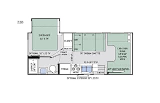 2017 Thor Motor Coach Four Winds 22B