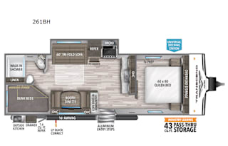 2020 Grand Design Transcend Xplor 261BH