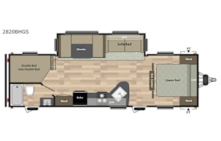 Full furnished 32’ camper, pet Friendly